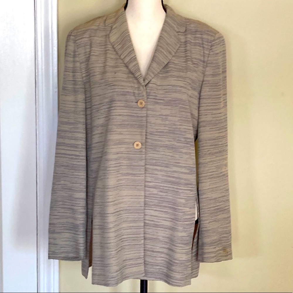Giorgio Armani Wavy Pleats Blazer